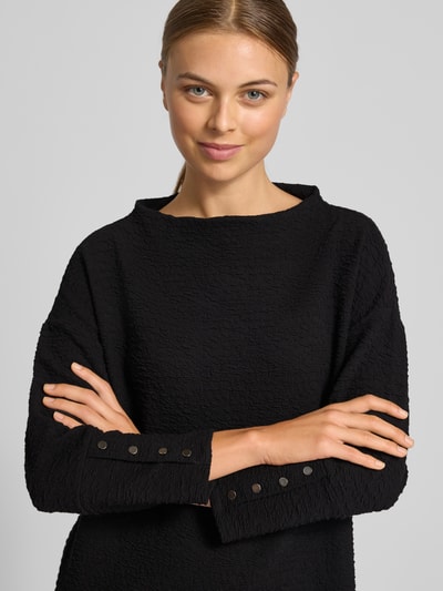 Betty Barclay Knielange gebreide jurk met ronde hals Zwart - 3