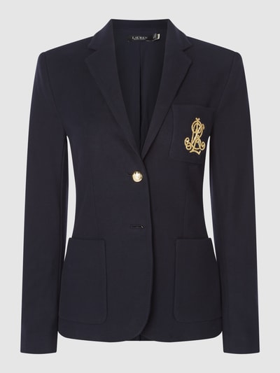 Lauren Ralph Lauren Blazer mit Label-Stitching Modell 'ANFISA' Marine 1