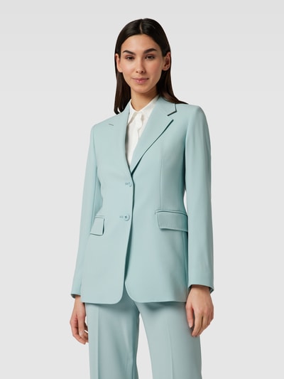 Max Mara Studio Blazer van lanawol met reverskraag, model 'DINGEY' Mintgroen - 4