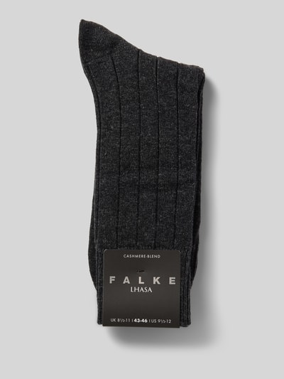 Falke Sokken met kasjmier, model 'Lhasa'  Antraciet - 3