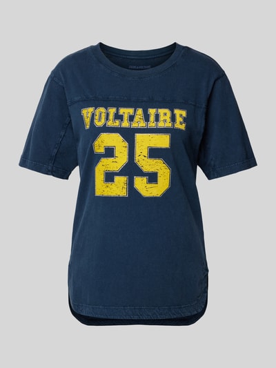 Zadig & Voltaire T-Shirt mit Label-Print Marine 2