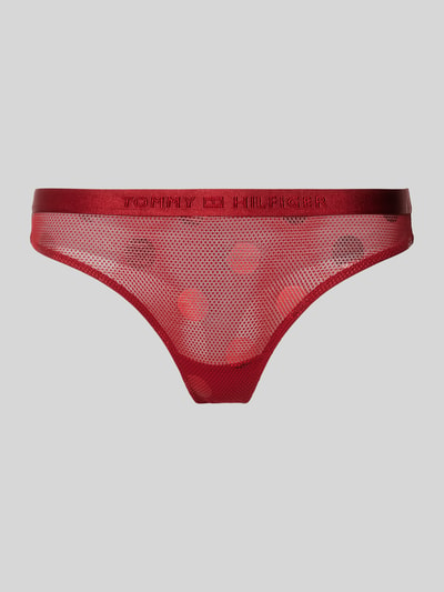 TOMMY HILFIGER Slip mit elastischem Logo-Bund Rot 1