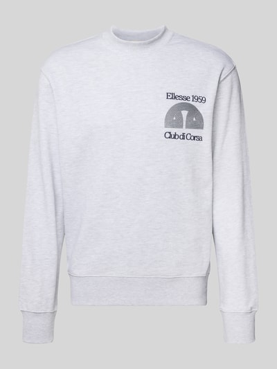 Ellesse Sweatshirt mit Label-Stitching Hellgrau 2