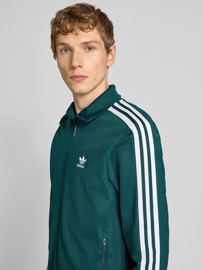 adidas Originals Sweatjacke mit Label-Stitching Dunkelgruen 3