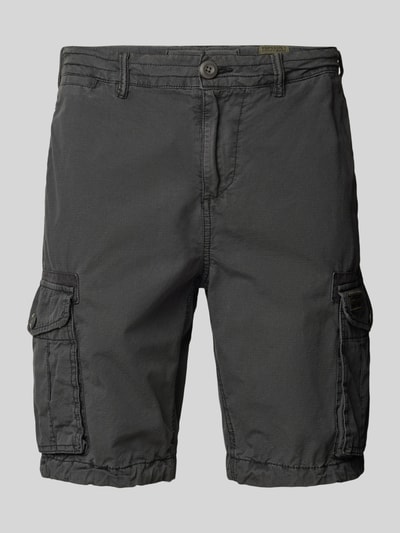 Superdry Regular Fit Cargoshorts mit Gürtelschlaufen Modell 'Parachute' Anthrazit 2