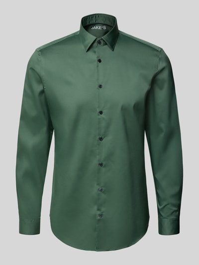 Jake*s Slim Fit Business-Hemd mit Kentkragen Bottle 2