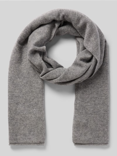 Christian Berg Woman Kaschmirschal in Strick-Optik Graphit Melange 1