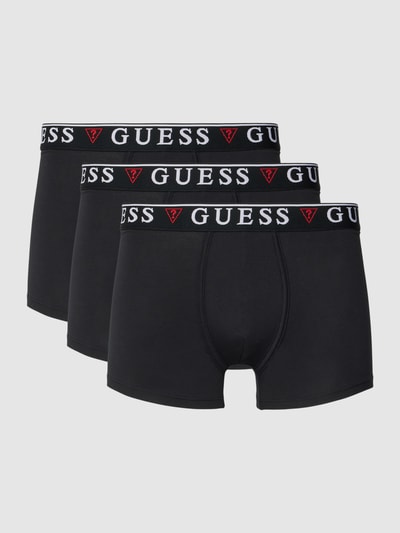 Guess Boxershort met elastische band in een set van 3 stuks, model 'BRIAN HERO' Zwart - 1