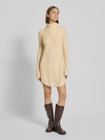 Pieces Golf o luźnym kroju z raglanowymi rękawami model ‘ELLEN’ Beżowy 1