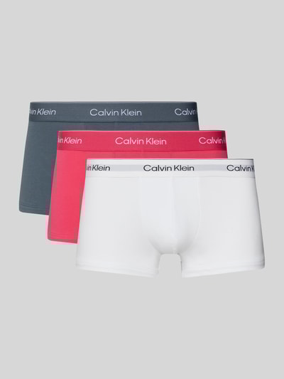 Calvin Klein Underwear Trunks mit elastischem Logo-Bund im 3er-Pack Pink 1