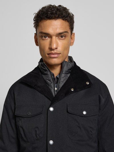 Barbour Regular Fit Parka aus wasserdichtem Material Modell 'WINTER OGSTON' Anthrazit 3