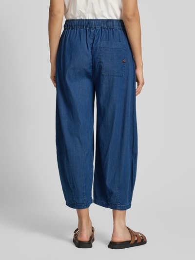 Buena Vista Flared Stoffhose in Denim-Optik Modell 'BARCELONA SUMMER' Dunkelblau 5