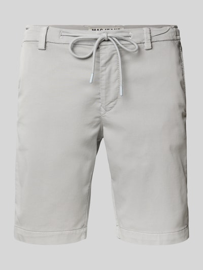 MAC Regular Fit Shorts mit Tunnelzug Hellgrau 2