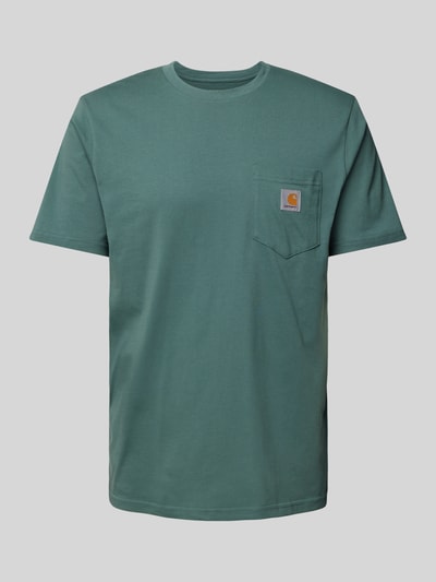 Carhartt Work In Progress T-Shirt mit Brusttasche Lind 2