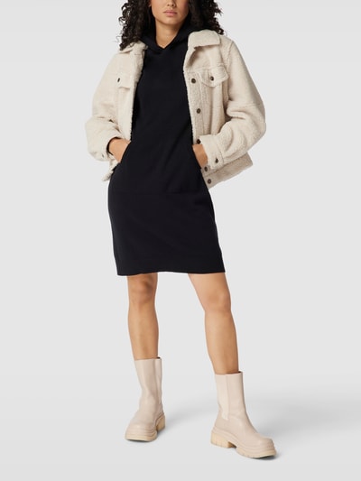 (THE MERCER) N.Y. Knielanges Kleid aus Kaschmir mit Kapuze Black 1