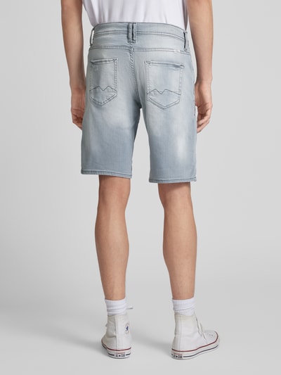 Blend Regular Fit Jeansshorts im Destroyed-Look Hellgrau 5