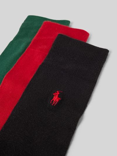 Polo Ralph Lauren Underwear Socken mit Logo-Stitching im 3er-Pack BLACK 2