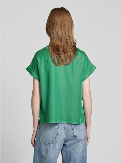 Jake*s Casual Overhemdblouse met knoopsluiting Grasgroen - 5