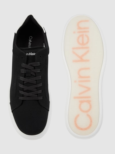 CK Calvin Klein Sneakersy z tkaniny Czarny 4