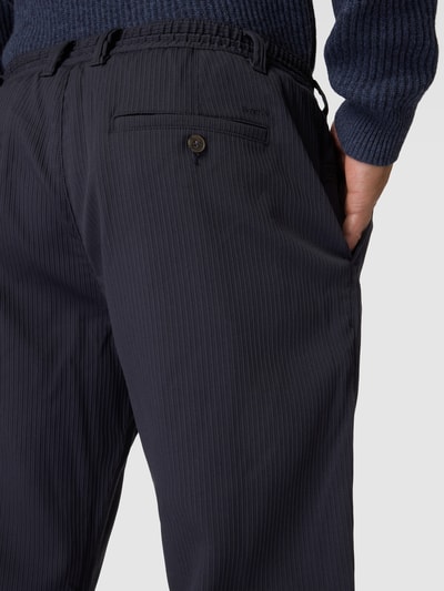 MCNEAL Broek met structuurmotief Marineblauw - 3