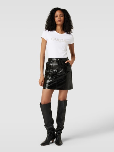 Guess T-shirt met labelapplicatie Wit - 1