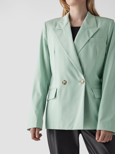 Victoria Beckham Blazer mit Reverskragen Mint 6