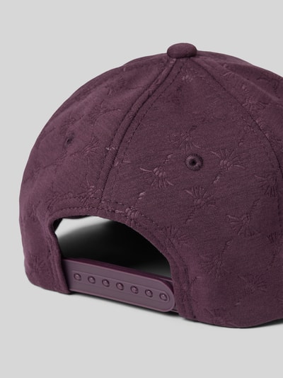 JOOP! Collection Baseballpet met labeldetail, model 'Fargo' Helder paars - 3