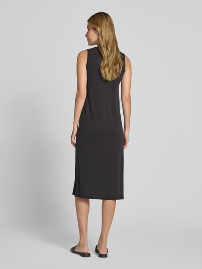 Vila Midi-jurk met ronde hals, model 'MODALA' Zwart - 5