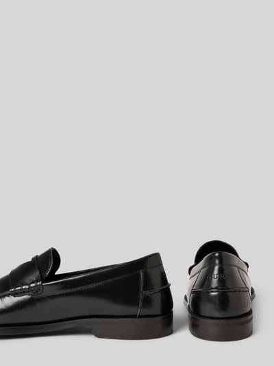 Productfoto, Loafer uit echt leer model 'Rossio' van Guess, afgeronde pasvorm, gladde zool, hakhoogte 3 cm, schachthoogte 8 cm, schachtwijdte 6 cm
