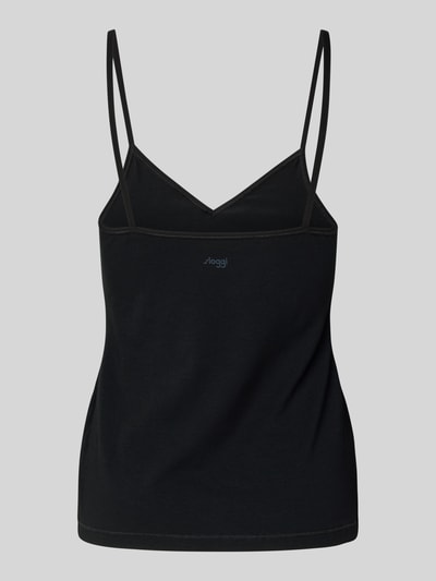 Sloggi Top mit abgerundetem V-Ausschnitt Black 3