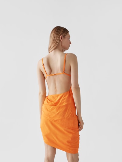 Jacquemus Minikleid in Wickel-Optik Orange 5