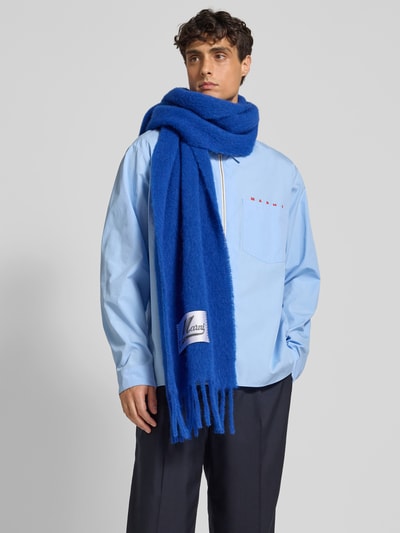 Marni Schal mit Label-Detail Royal 1