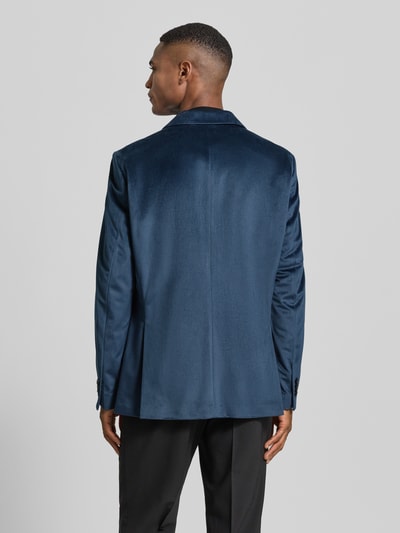 Christian Berg Men 2-Knopf-Sakko aus Samt Blau 5