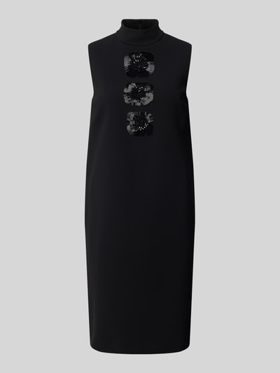 Max Mara Studio Abendkleid mit Pailletten-Applikation Modell 'EBACINO' Cognac 1