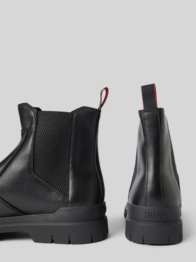 HUGO Chelsea Boots aus Leder mit Zugschlaufe Modell 'Ryan' Black 2