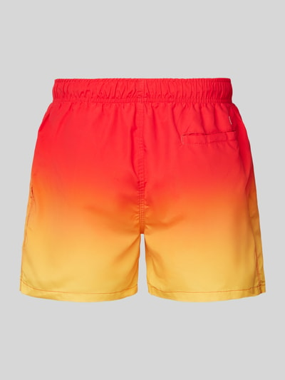 MCNEAL Relaxed Fit Badeshorts mit Logo-Stitching Rot 3