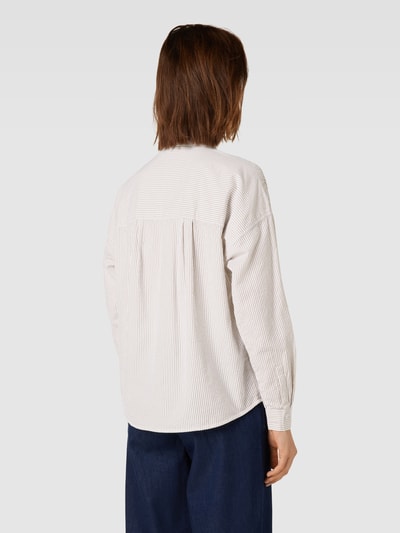 Esprit Bluse mit Streifenmuster Beige 5