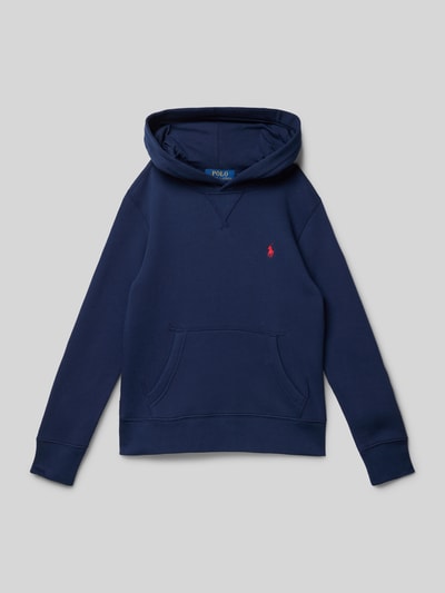 Polo Ralph Lauren Teens Hoodie mit Logo-Stitching Blau Melange 1