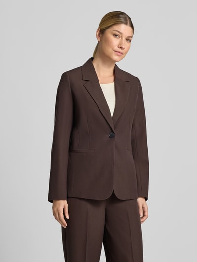 b.young Regular fit blazer met viscose model 'Danta' Donkerbruin - 4