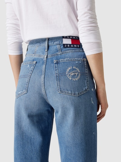 Tommy Jeans Jeansy z bardzo wysokim stanem i przetarciami Jeansowy niebieski 3