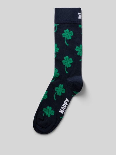 Happy Socks Socken mit Allover-Motiv-Print Dunkelblau 1