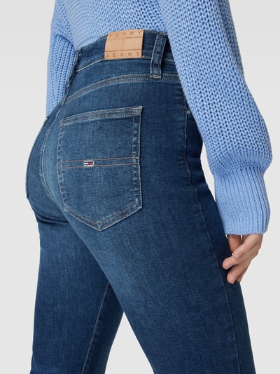 Tommy Jeans Bootcut jeans met logostitching, model 'SYLVIA' Jeansblauw - 3