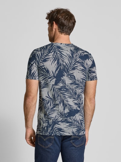 s.Oliver RED LABEL Regular Fit T-Shirt aus reiner Baumwolle Dunkelblau 5