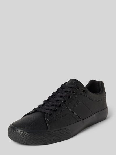 BOSS Sneaker mit Label-Prägung Modell 'Aiden' Black 1