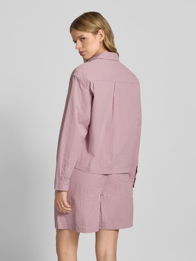 Carhartt Work In Progress Bluzka o kroju regular fit z kieszenią na piersi model ‘Toland’ Różowy 5