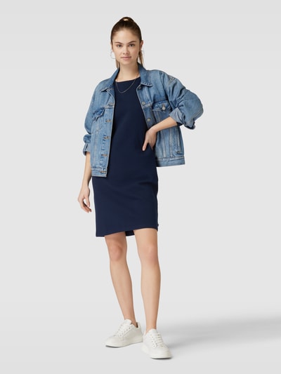 Tom Tailor Denim Mini-jurk met 3/4-mouwen Marineblauw - 1