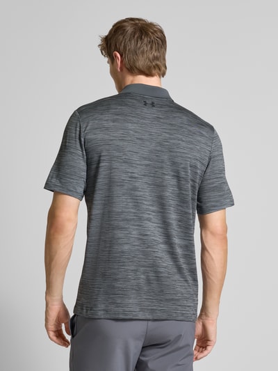 Under Armour Regular Fit Poloshirt mit Logo und Knopfleiste Mittelgrau 5