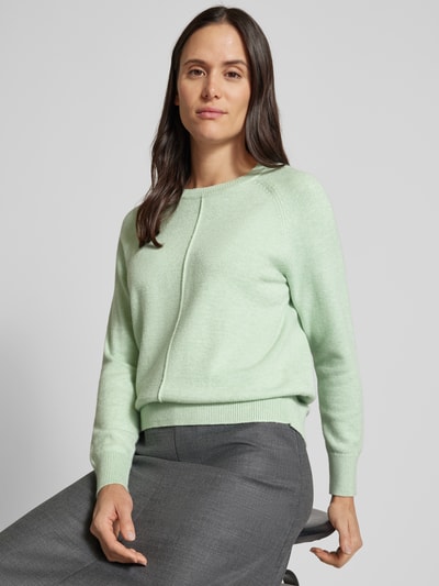 Christian Berg Woman Strickpullover mit Raglanärmeln Lind Melange 3