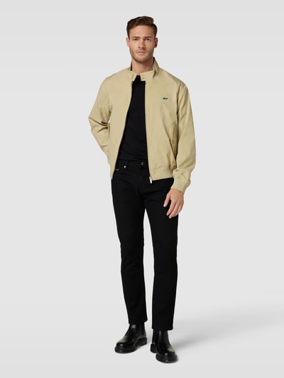 Lacoste Blouson mit Label-Detail Beige 1
