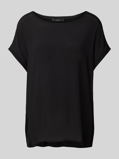 Oui T-shirt van viscose met zijsplitten, model 'AYANO'  - 2